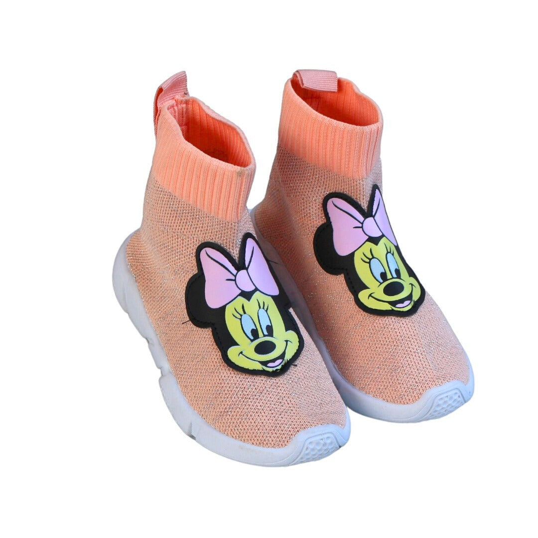 Girls pink Mickey Mouse long shoes