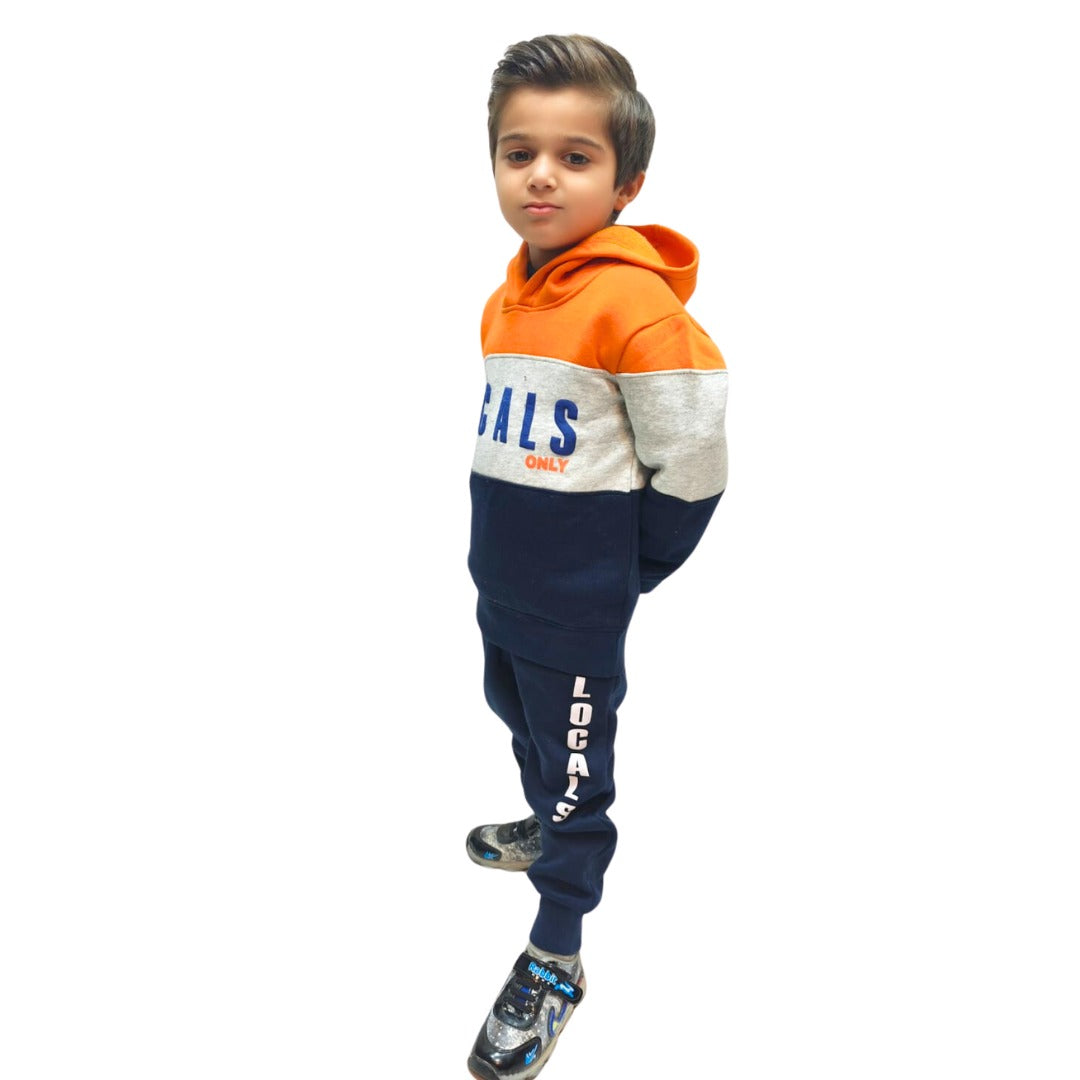 Boys lion orange tracksuit/