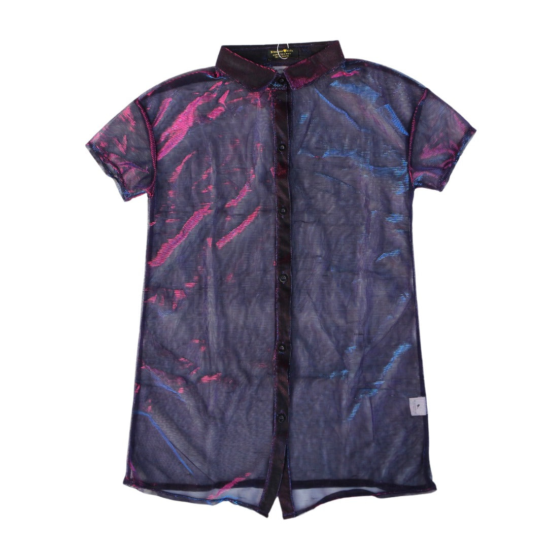 Girls holographic top