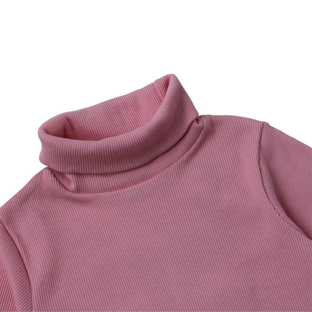 Light pink high neck