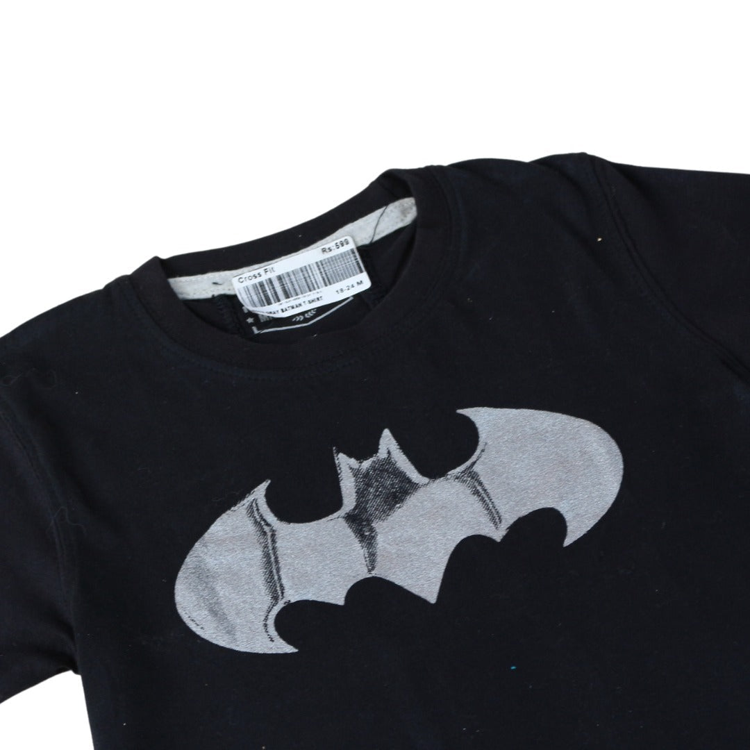 BOYS GRAY BATMAN T-SHIRT