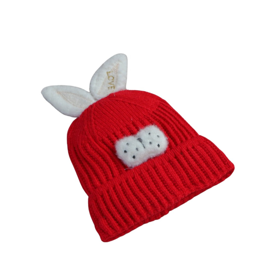 Red rabbit cap