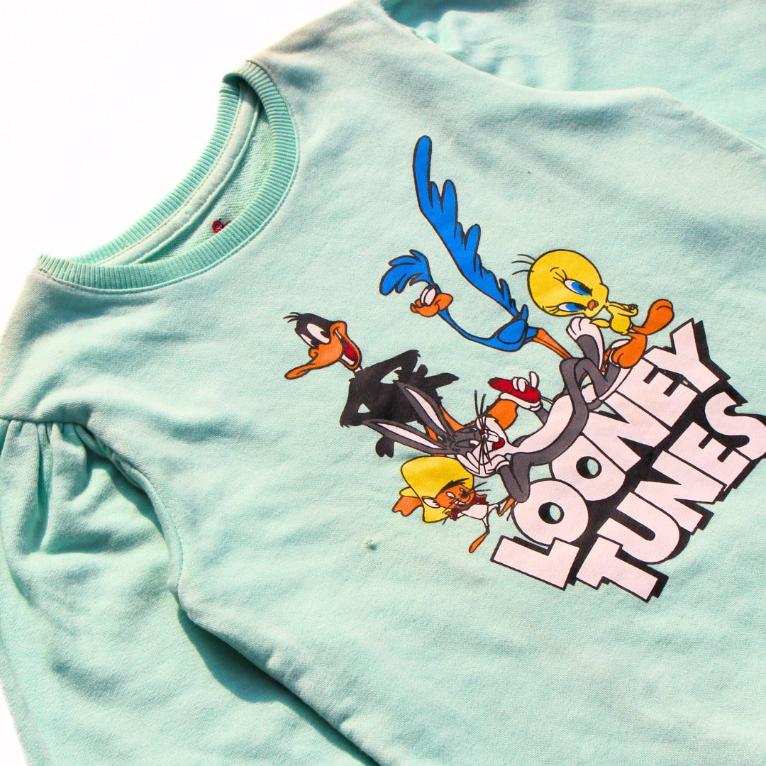 Sea green Looney tunes sweatshirt