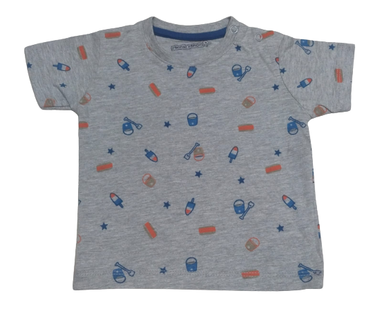 Boys gray ice cream T-Shirt