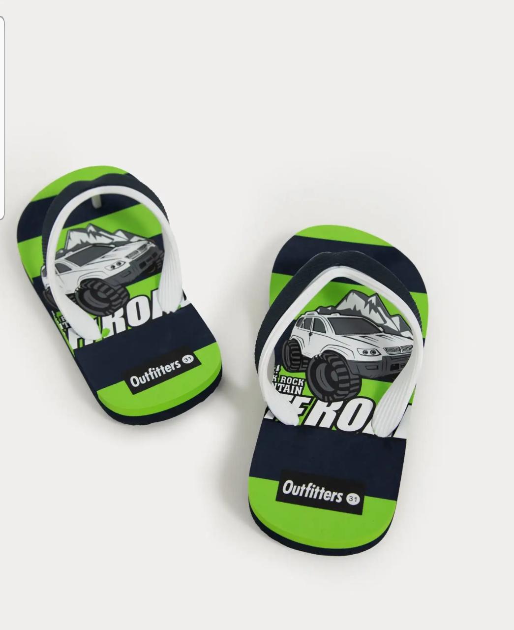 Boys racing car slippers