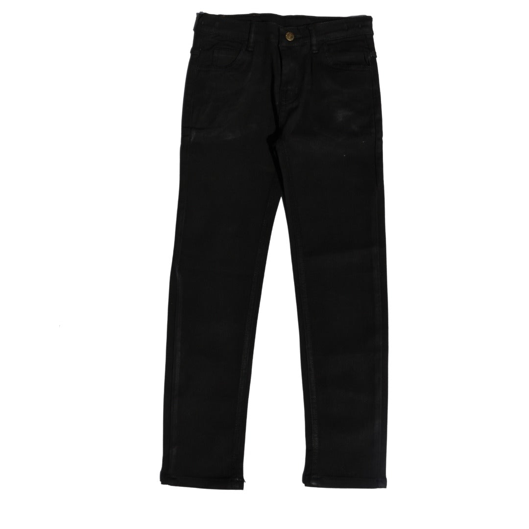 Boys black basic pant