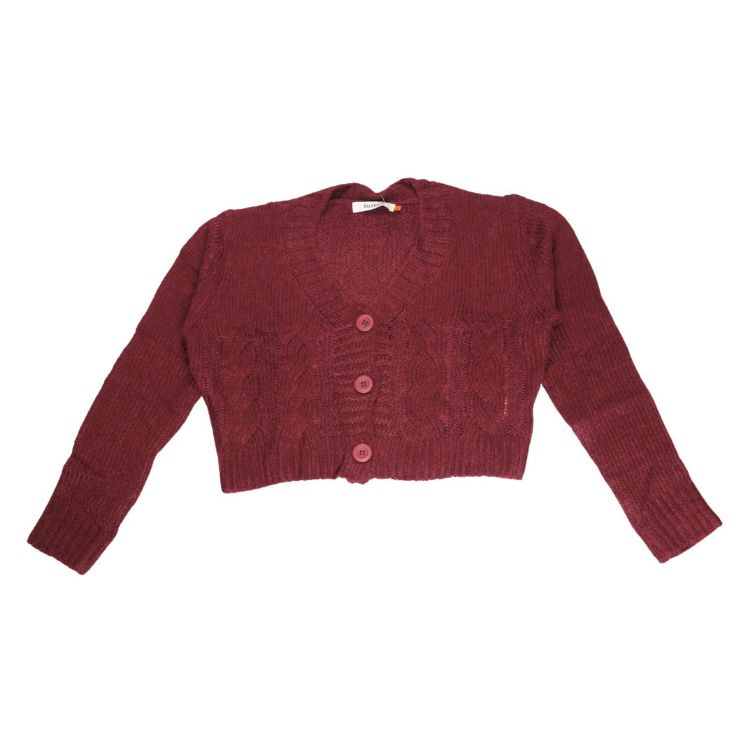 Ladies Maroon wool bolero