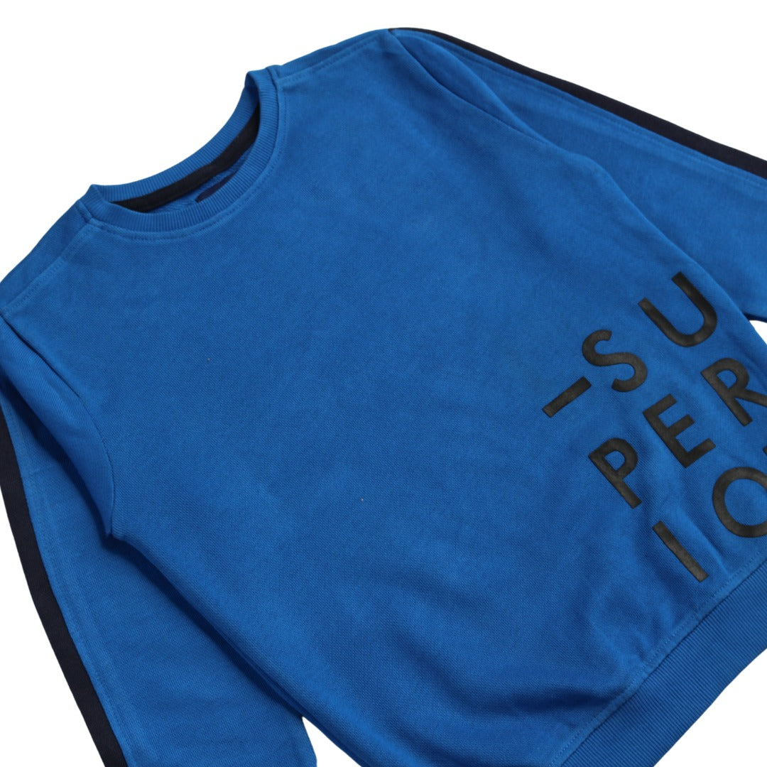 Boys blue superior sweatshirt