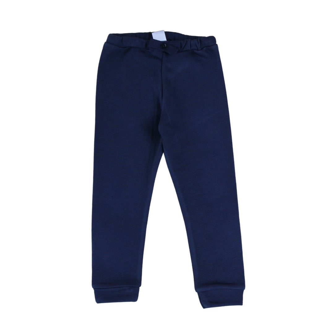 girls dark blue bow  trouser