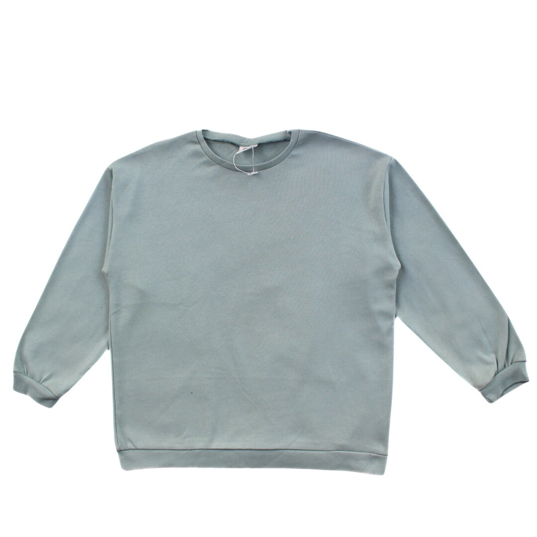 Sea foam basic sweatshirt