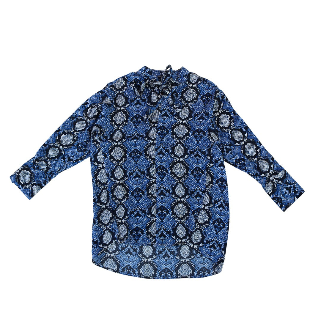 Ladies blue snake print Top