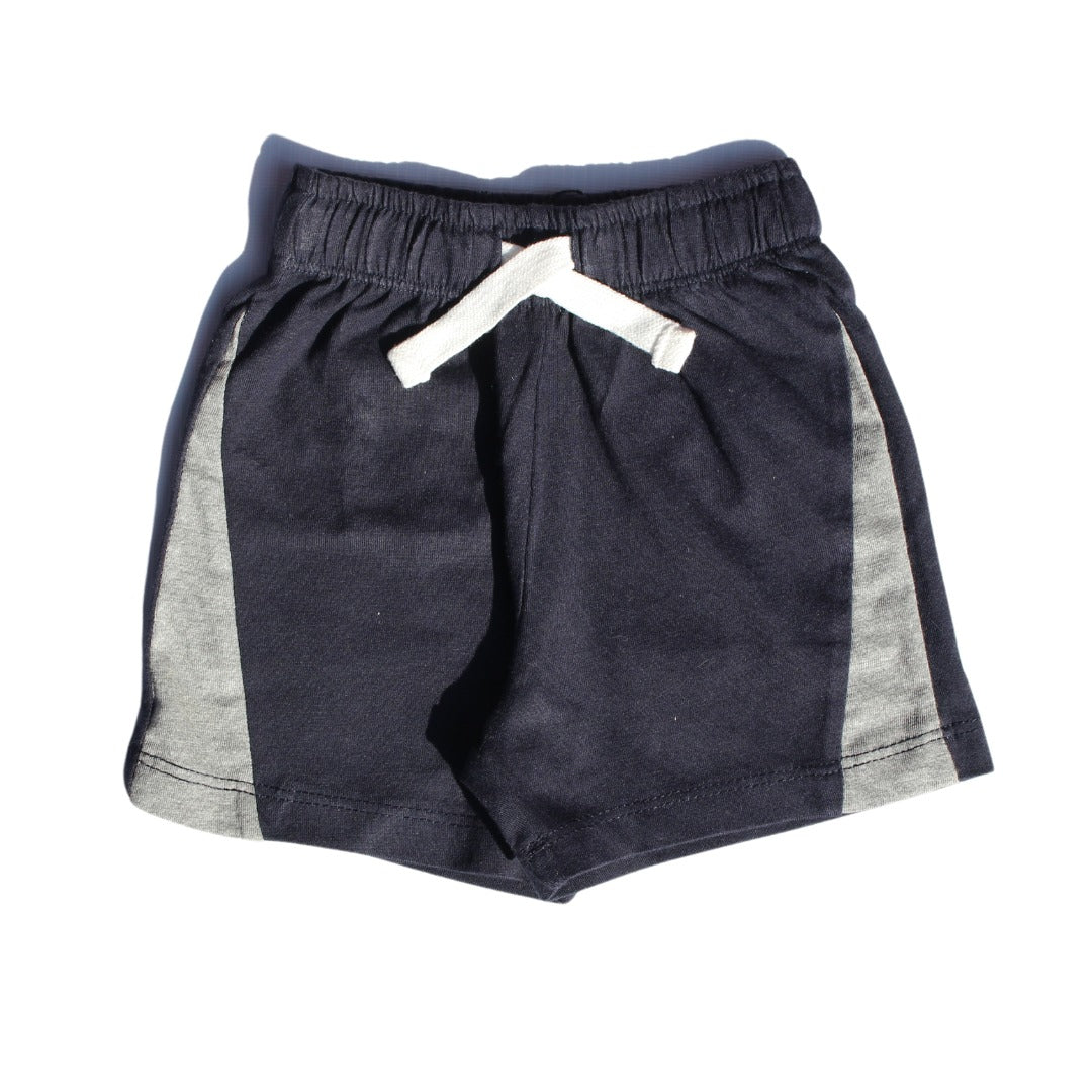 Boys blue and gray shorts