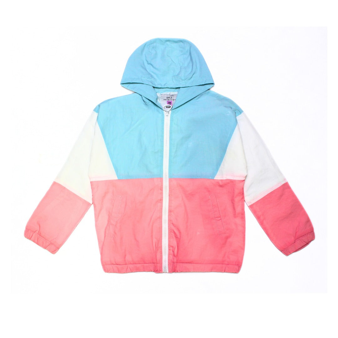 Girls blue pink snoopy jacket