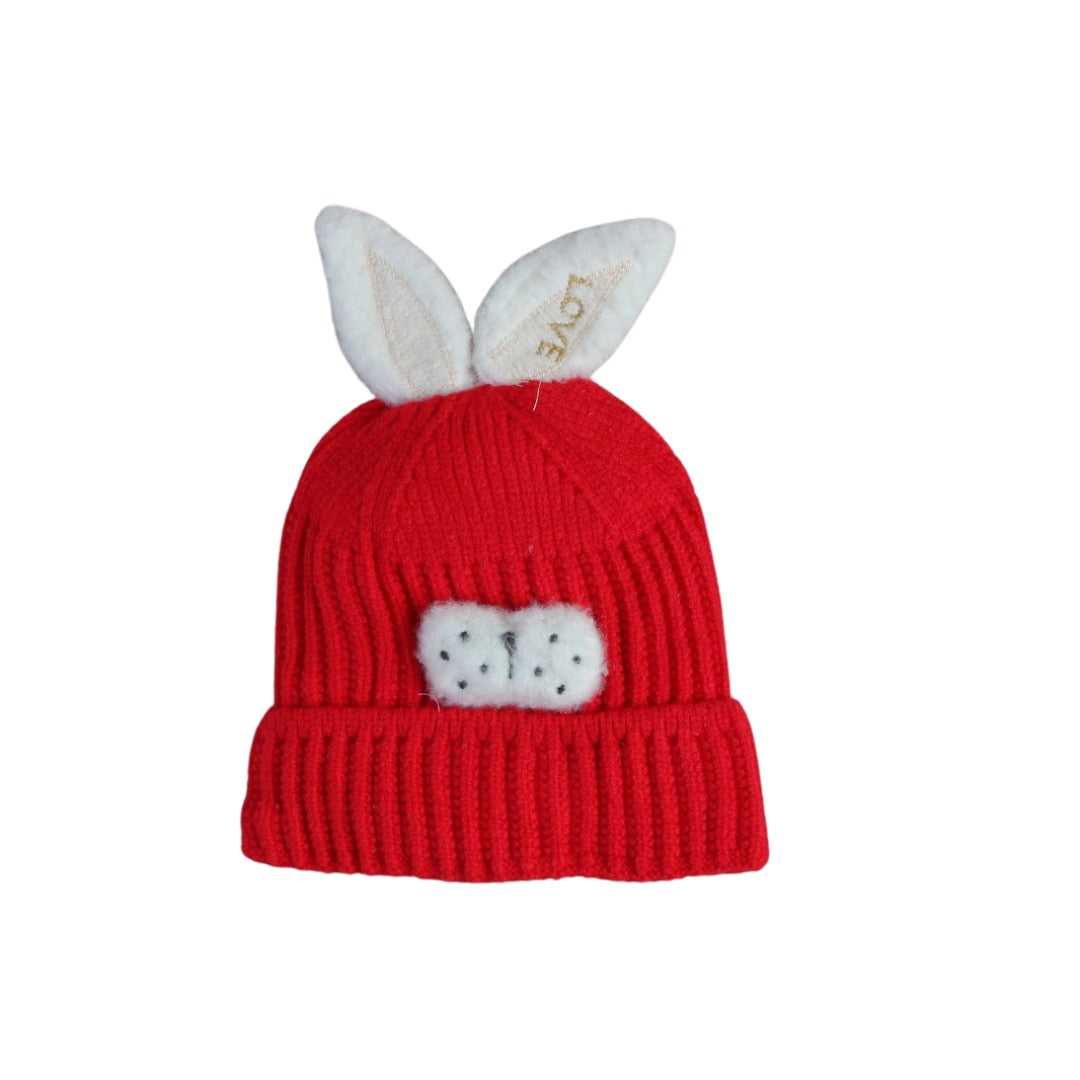 Red rabbit cap