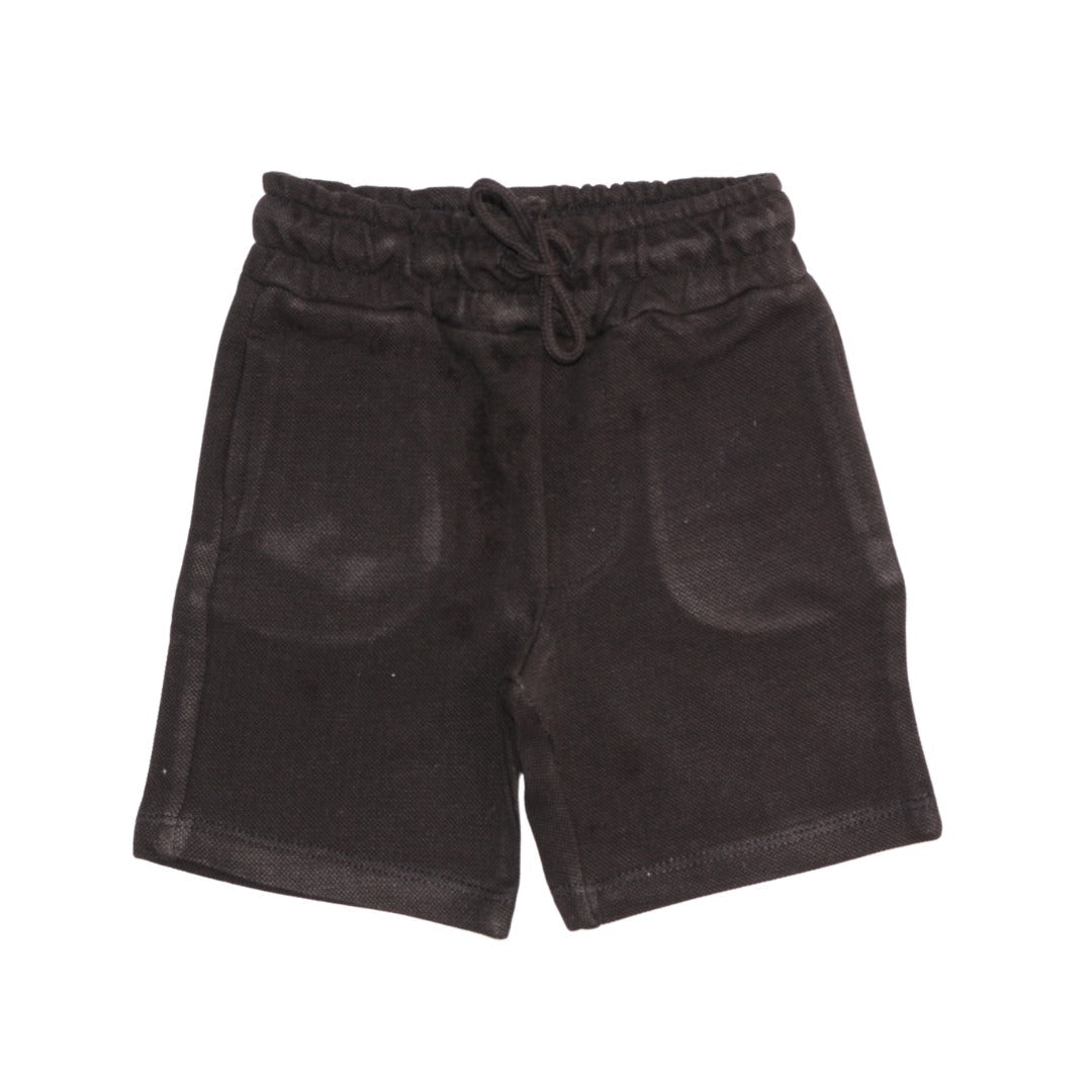 Boys black basic shorts