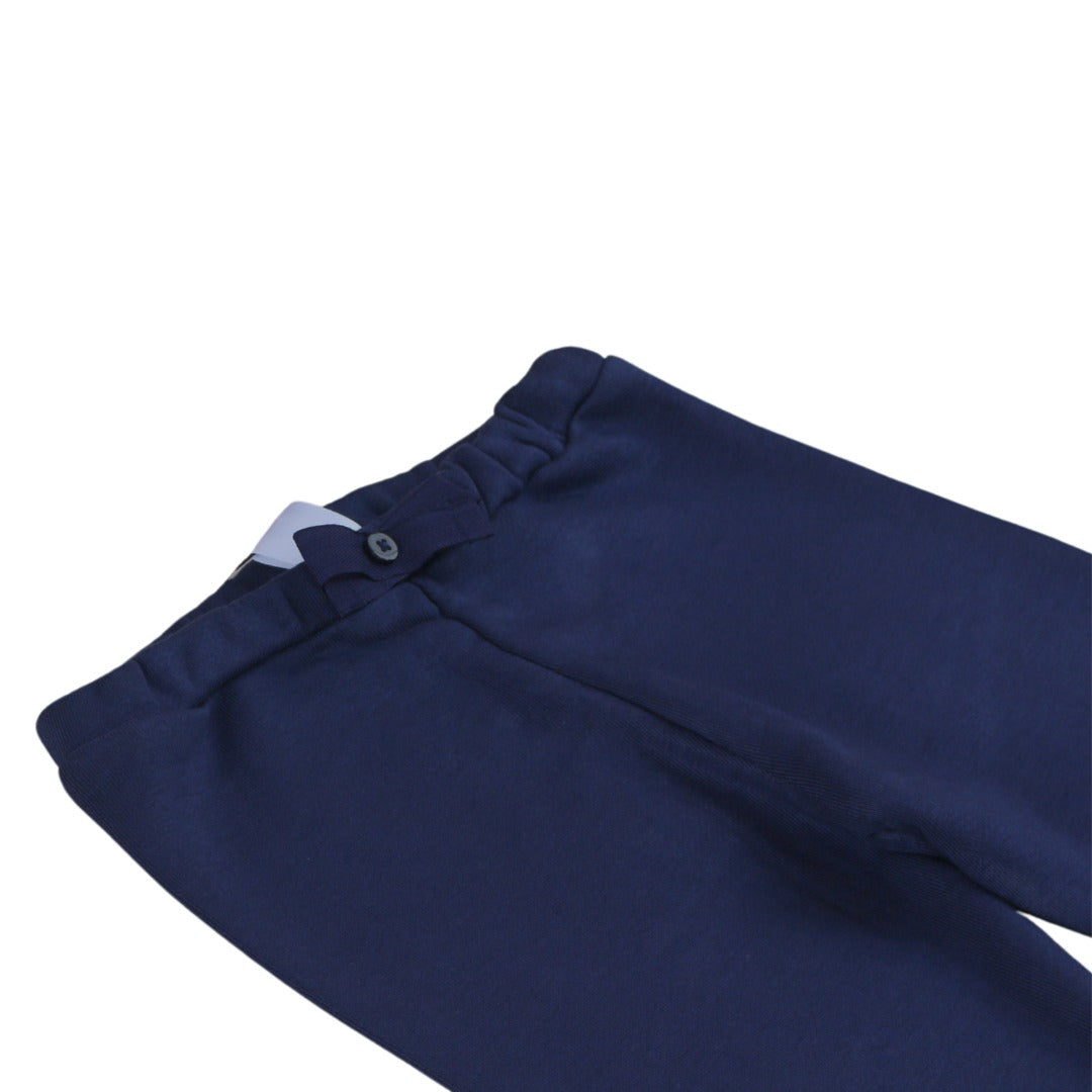 girls dark blue bow  trouser