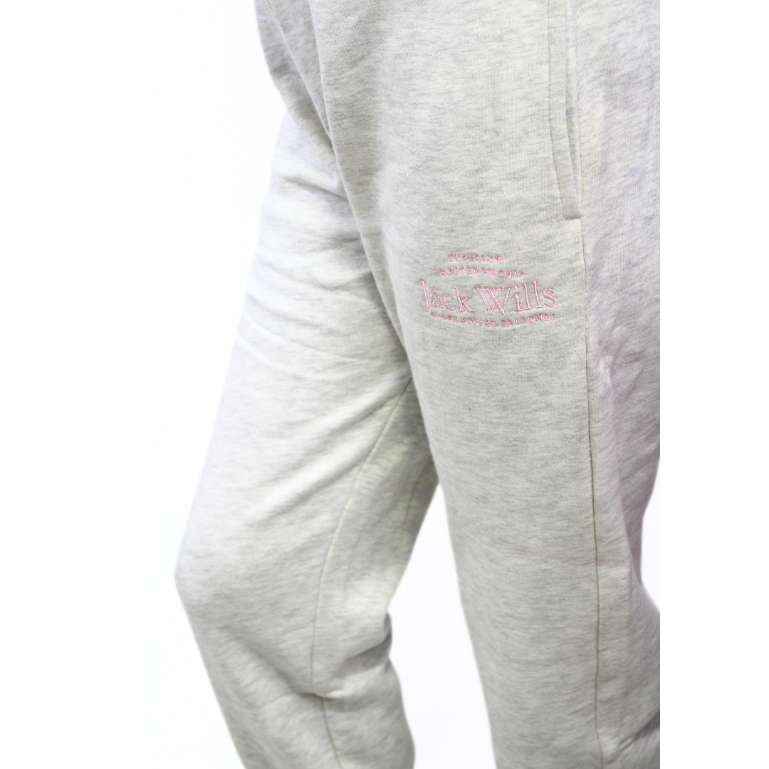 Girls embraided gray jogger trouser