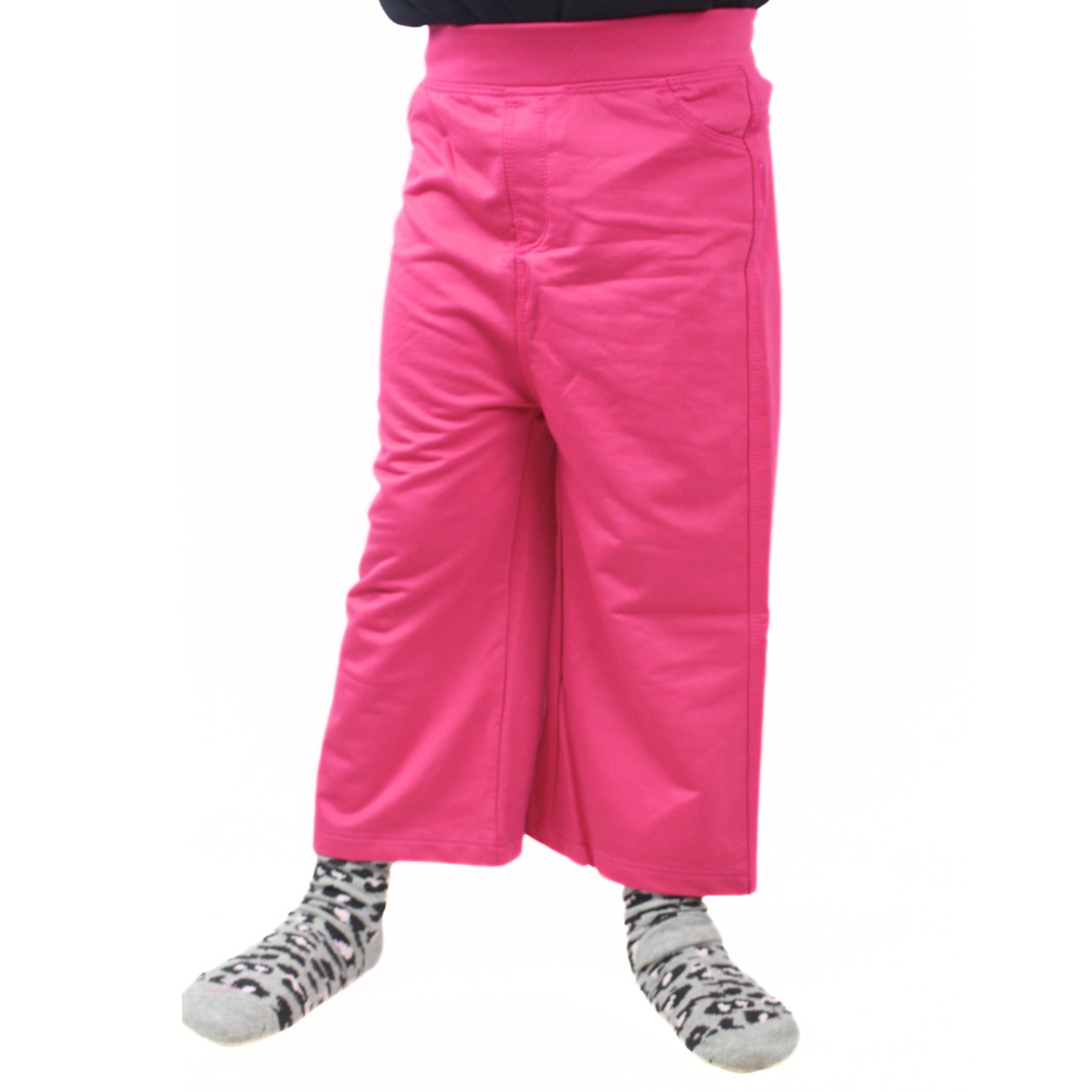 Girls pink flapper trouser