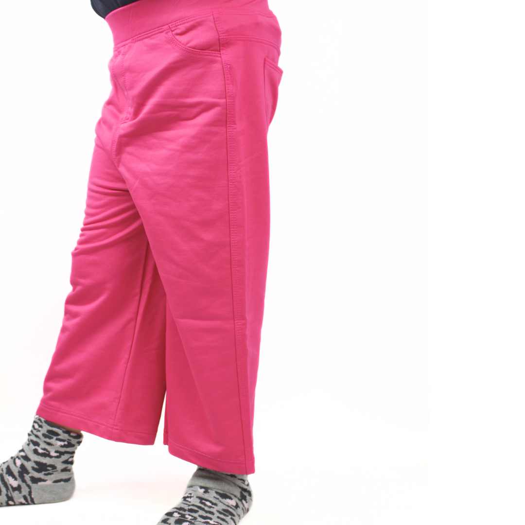 Girls pink flapper trouser