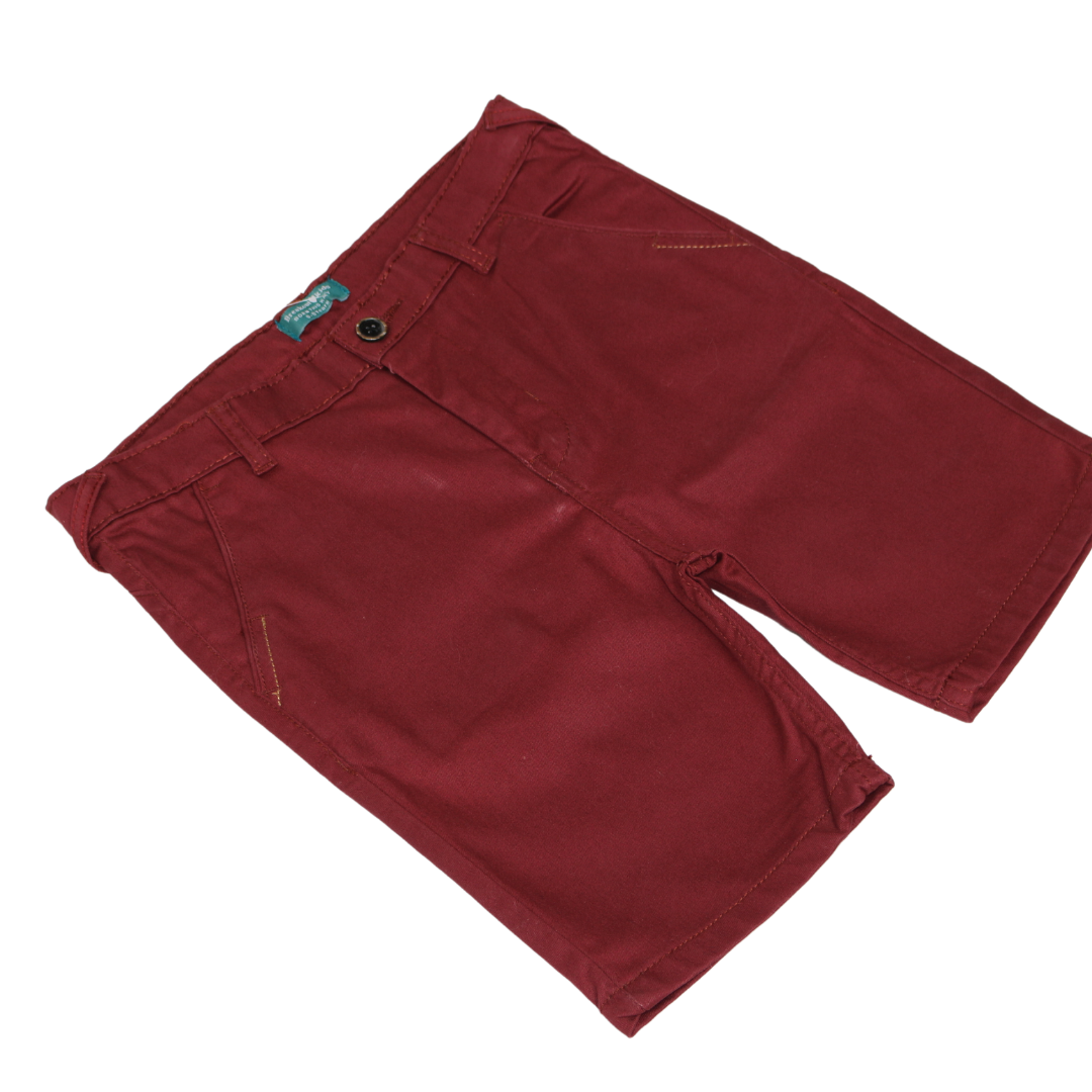 Boys maroon shorts