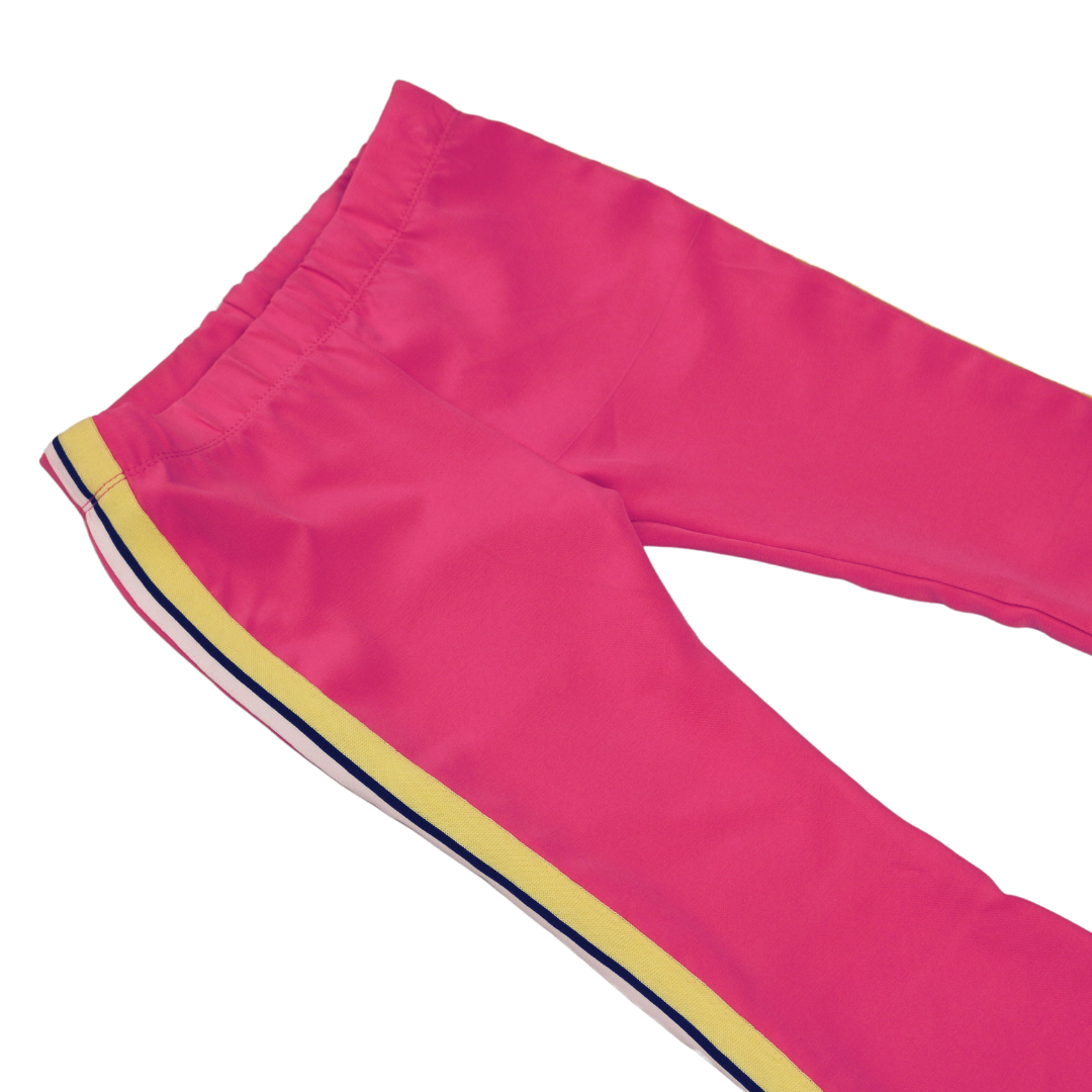 Girls Pink side strip flapper