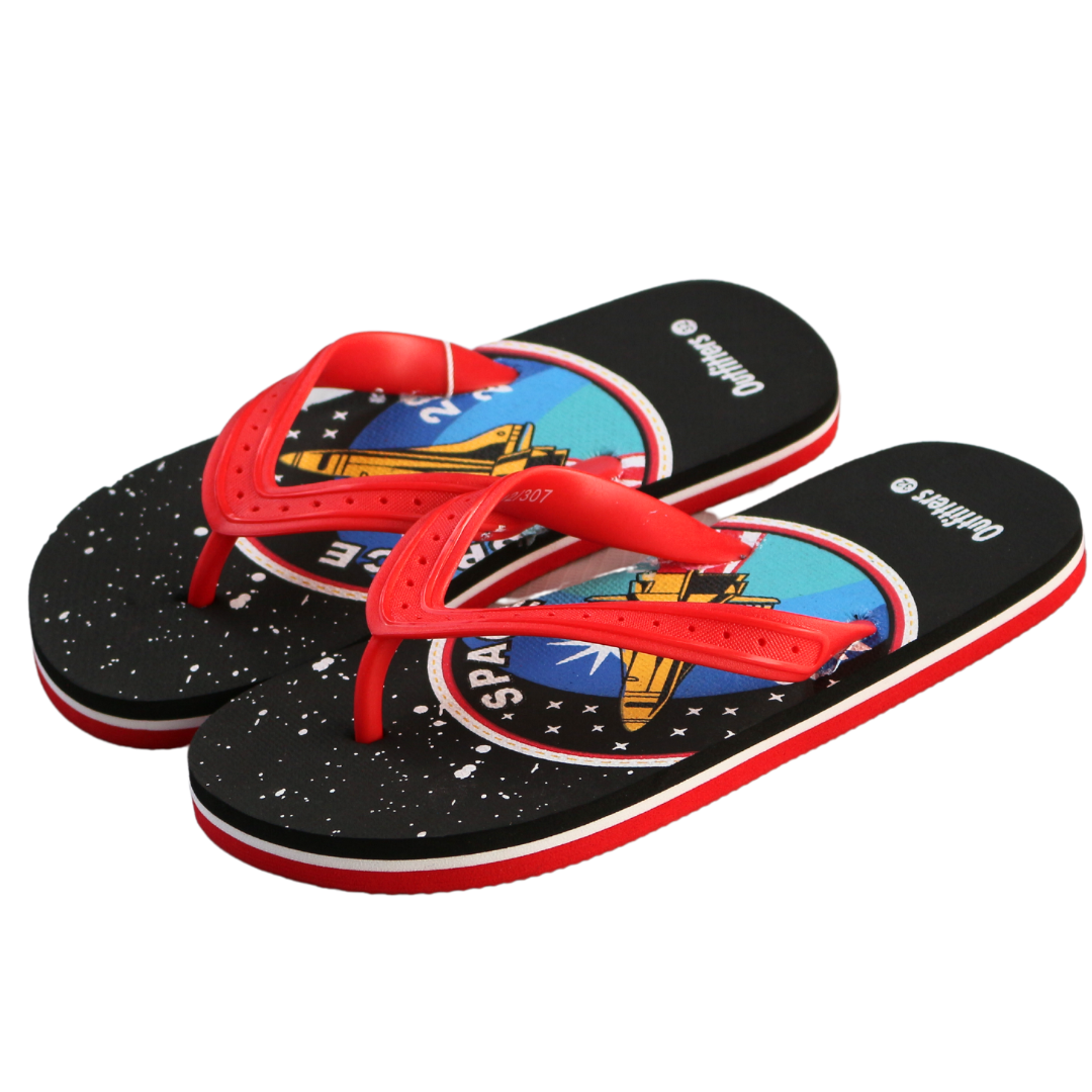 Boys space ship slippers