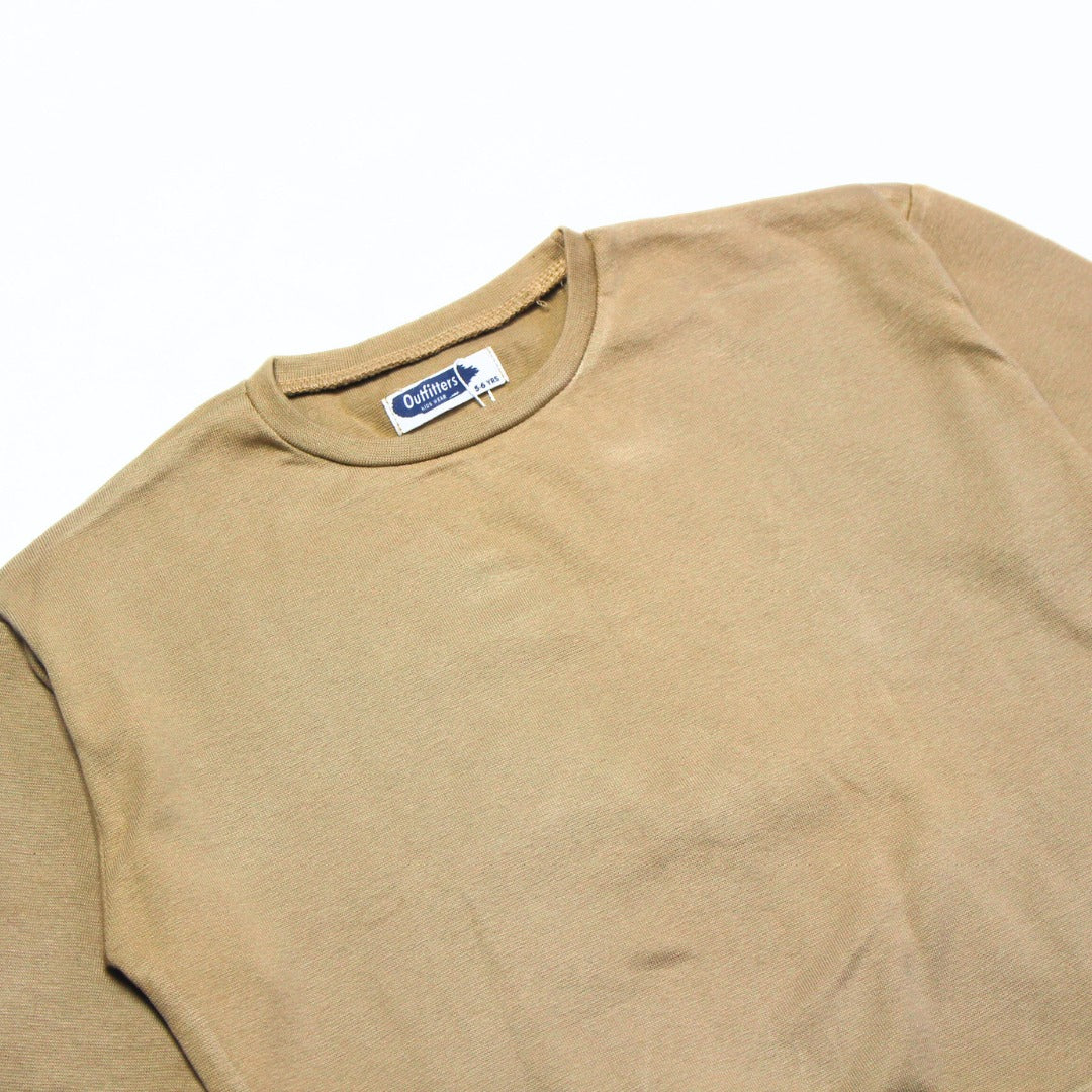 Mud brown basic sweat shirt