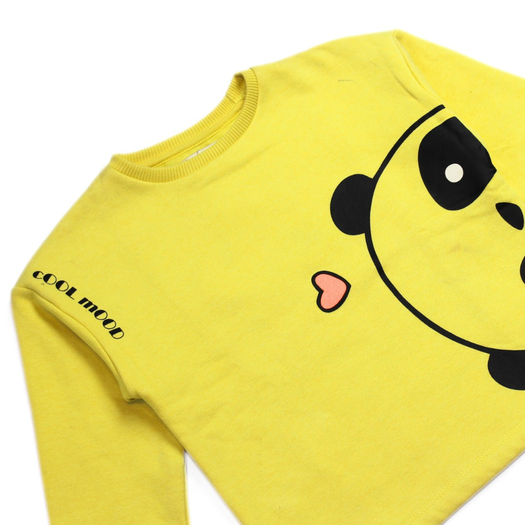 Yellow panda sweatshirt