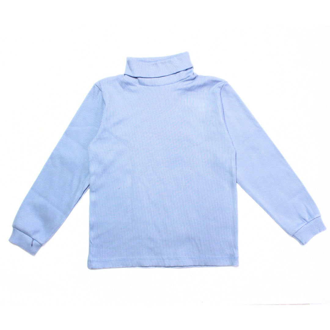 Cloud blue high neck