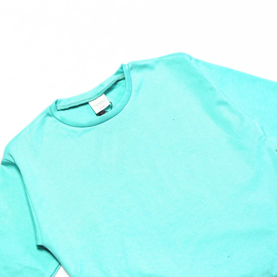 Sky blue basic sweat shirt