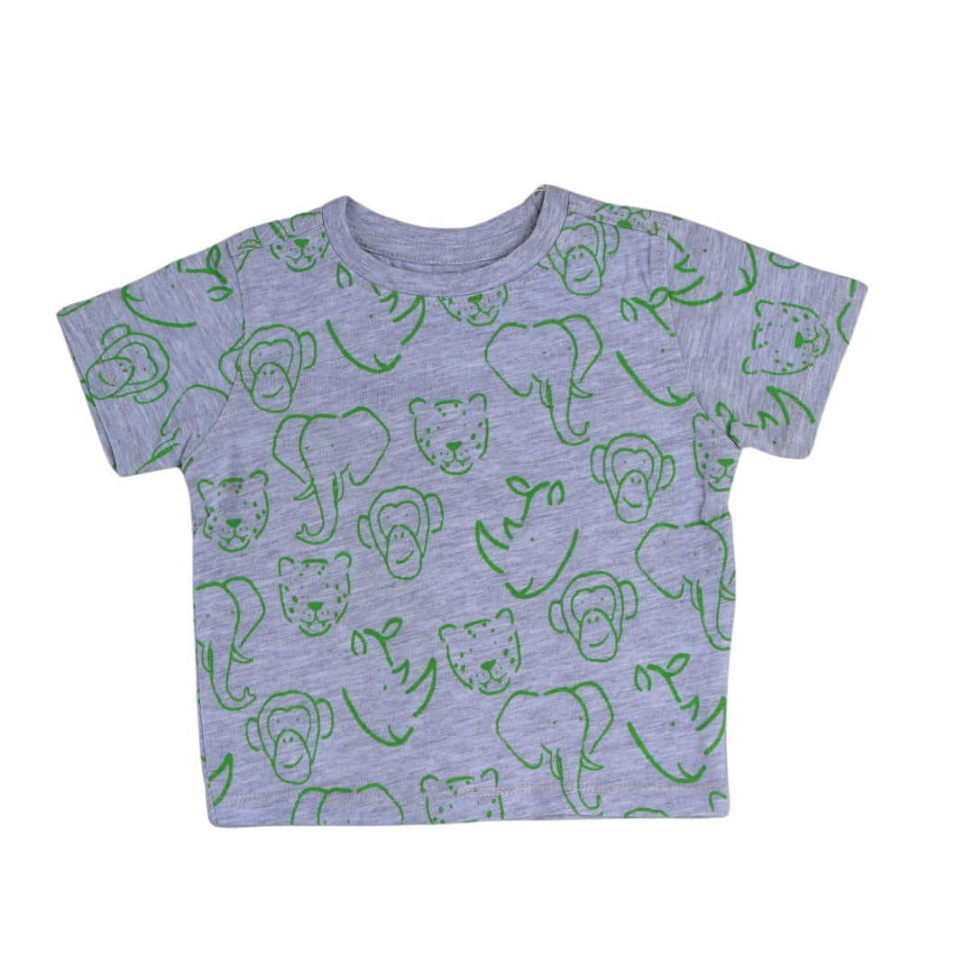 Boys Green animals T-Shirt