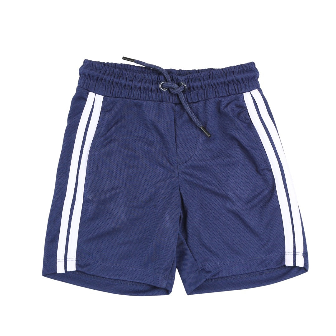 Boys blue and white sports short