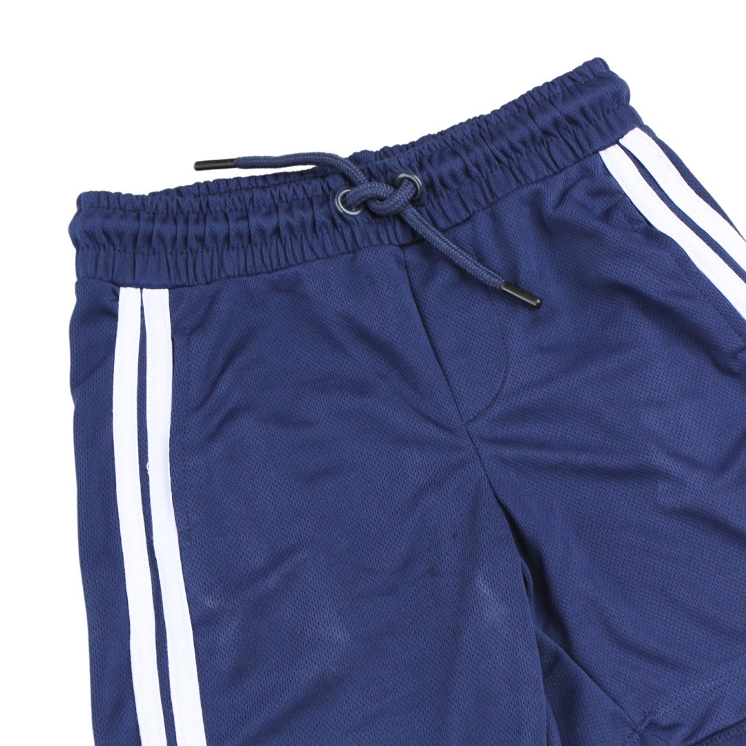 Boys blue and white sports short