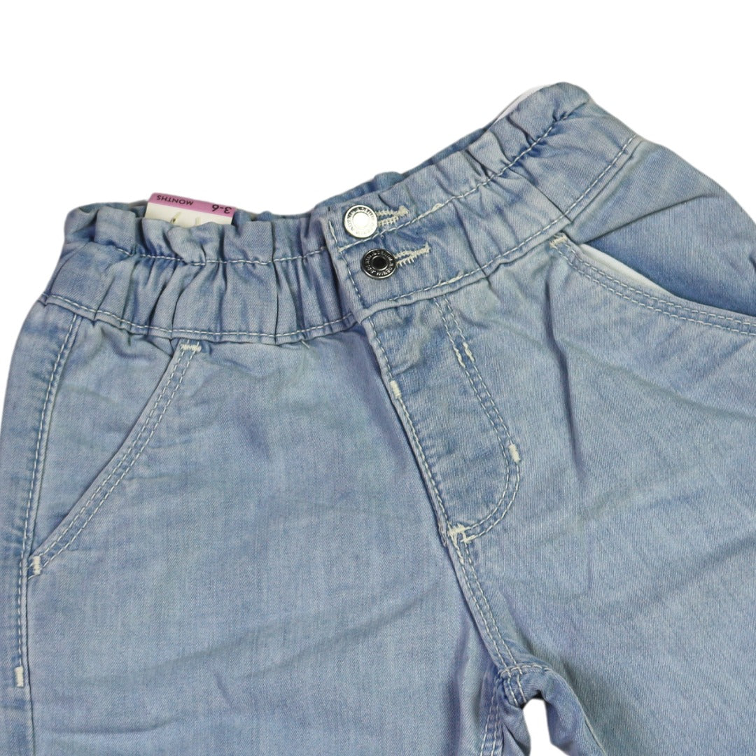 Boys denim jogger shorts