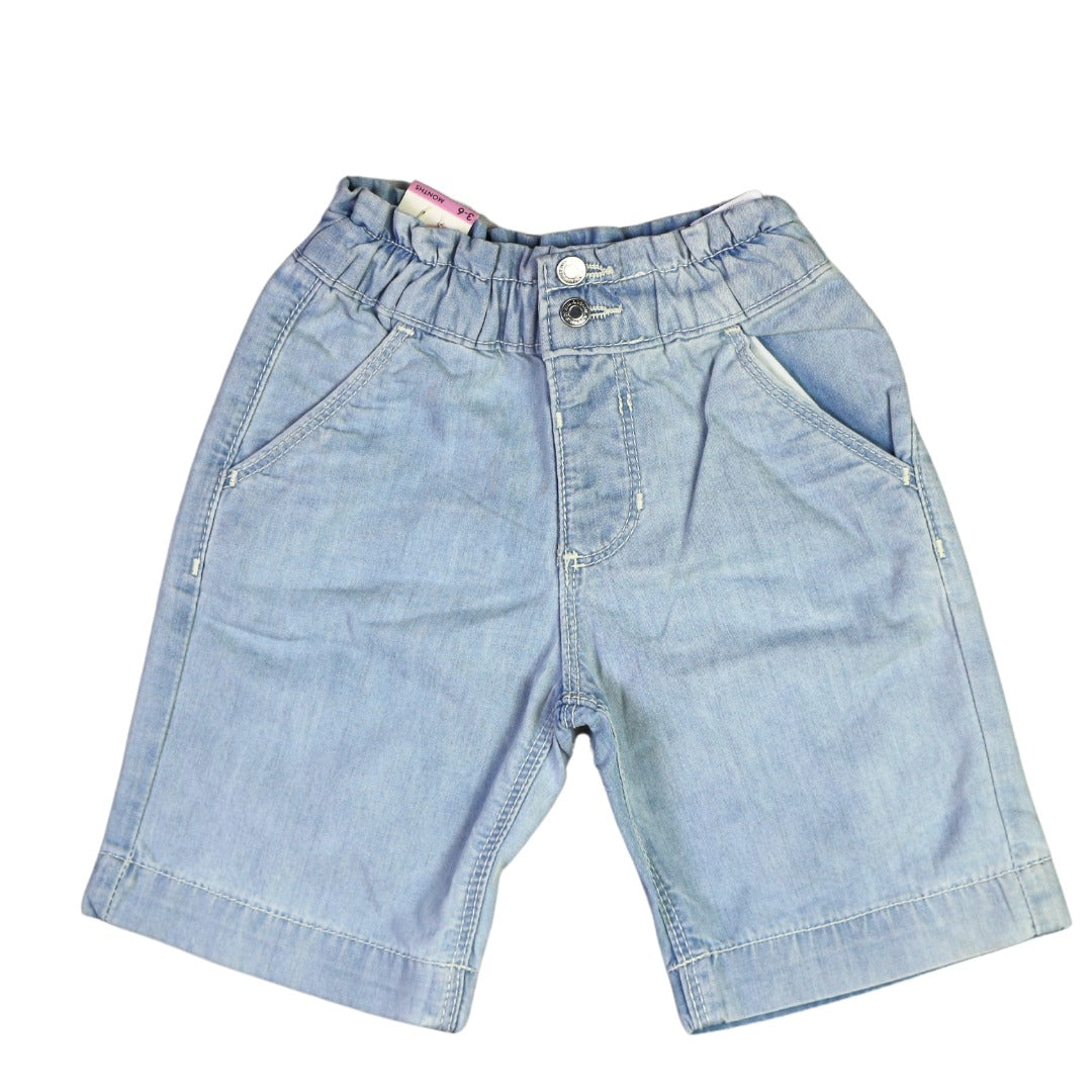 Boys denim jogger shorts