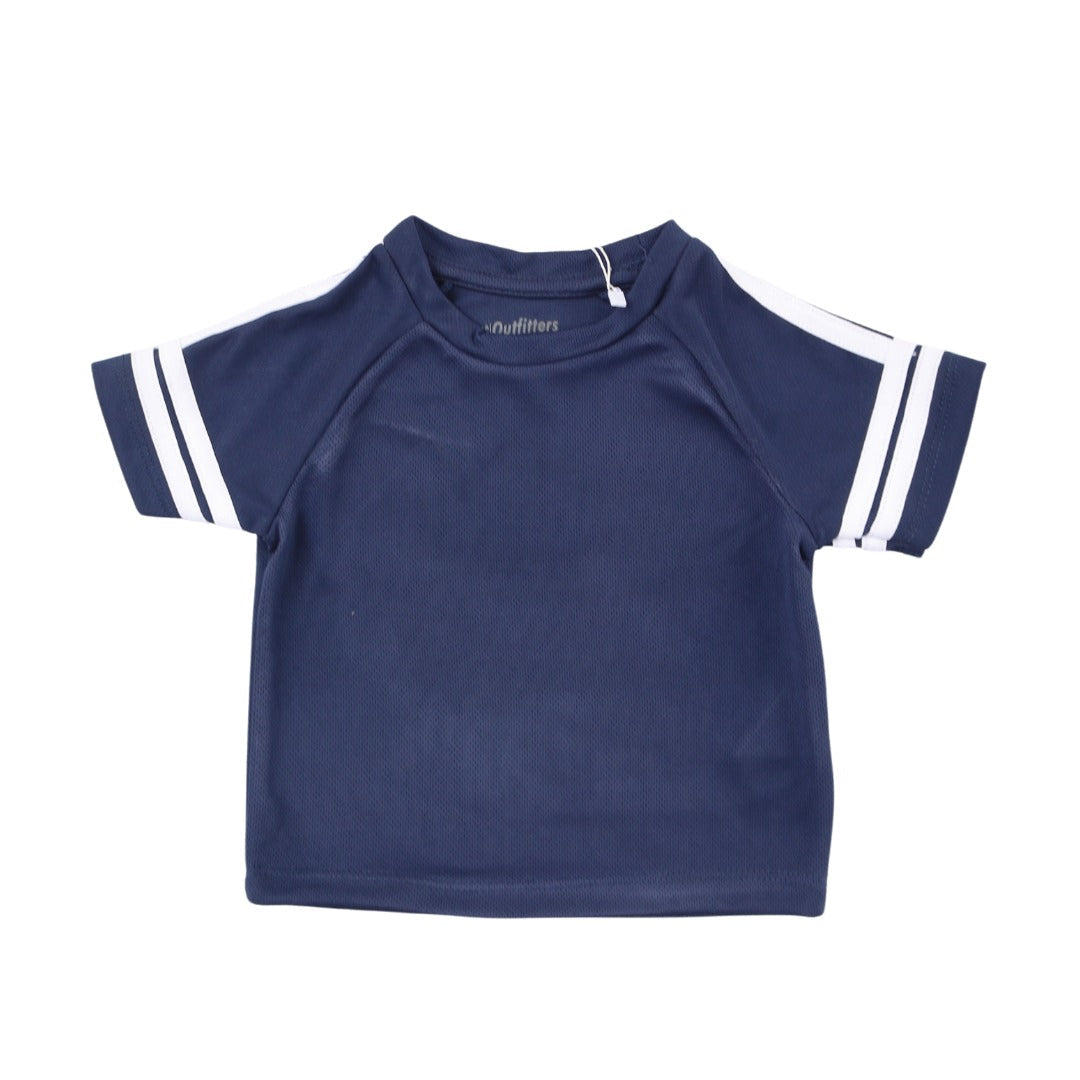 Boys blue and white sports shirt