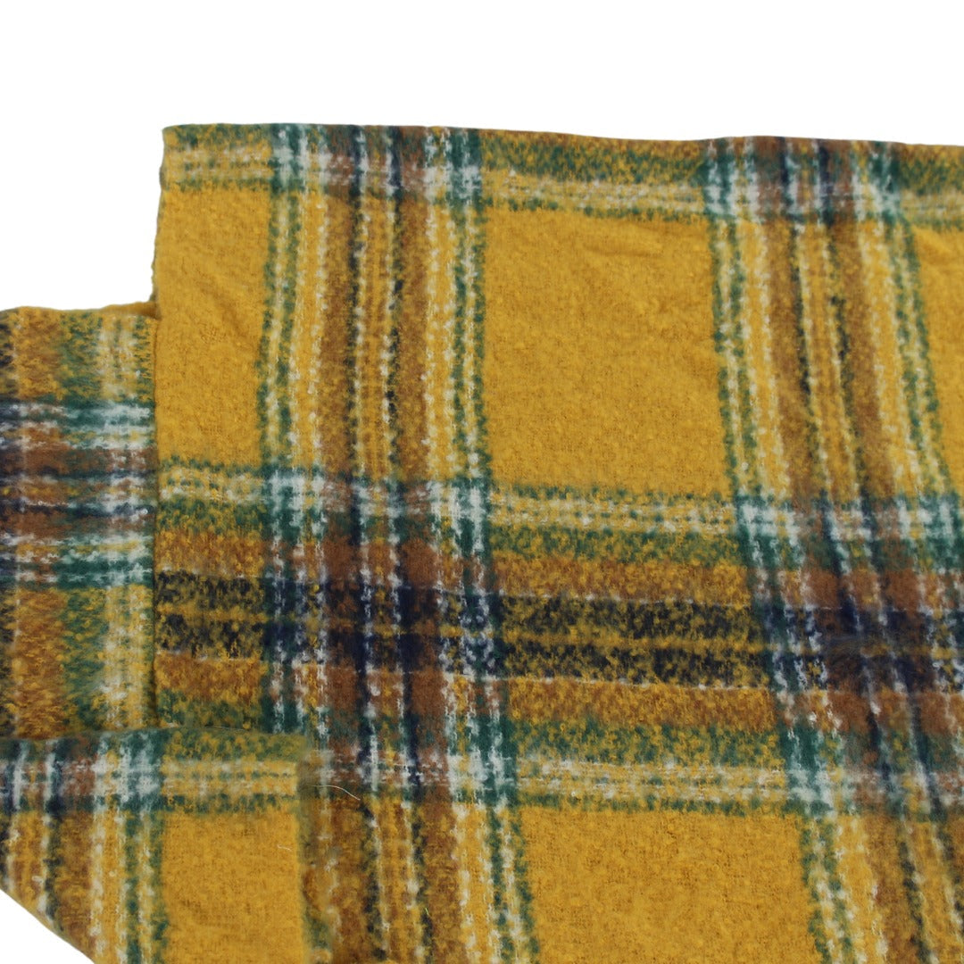 Ladies yellow and green lining poncho