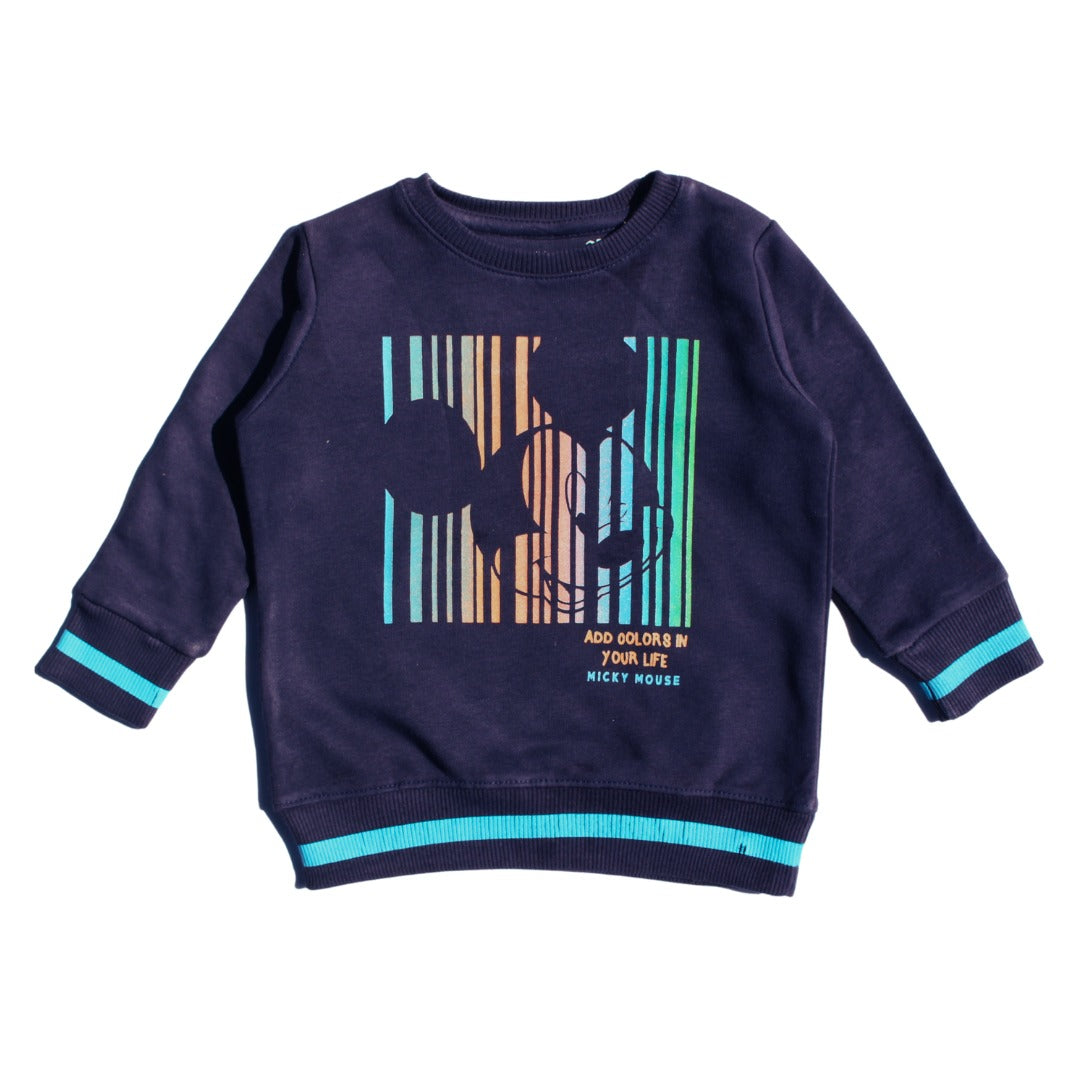 Boys blue Micky mouse sweatshirt