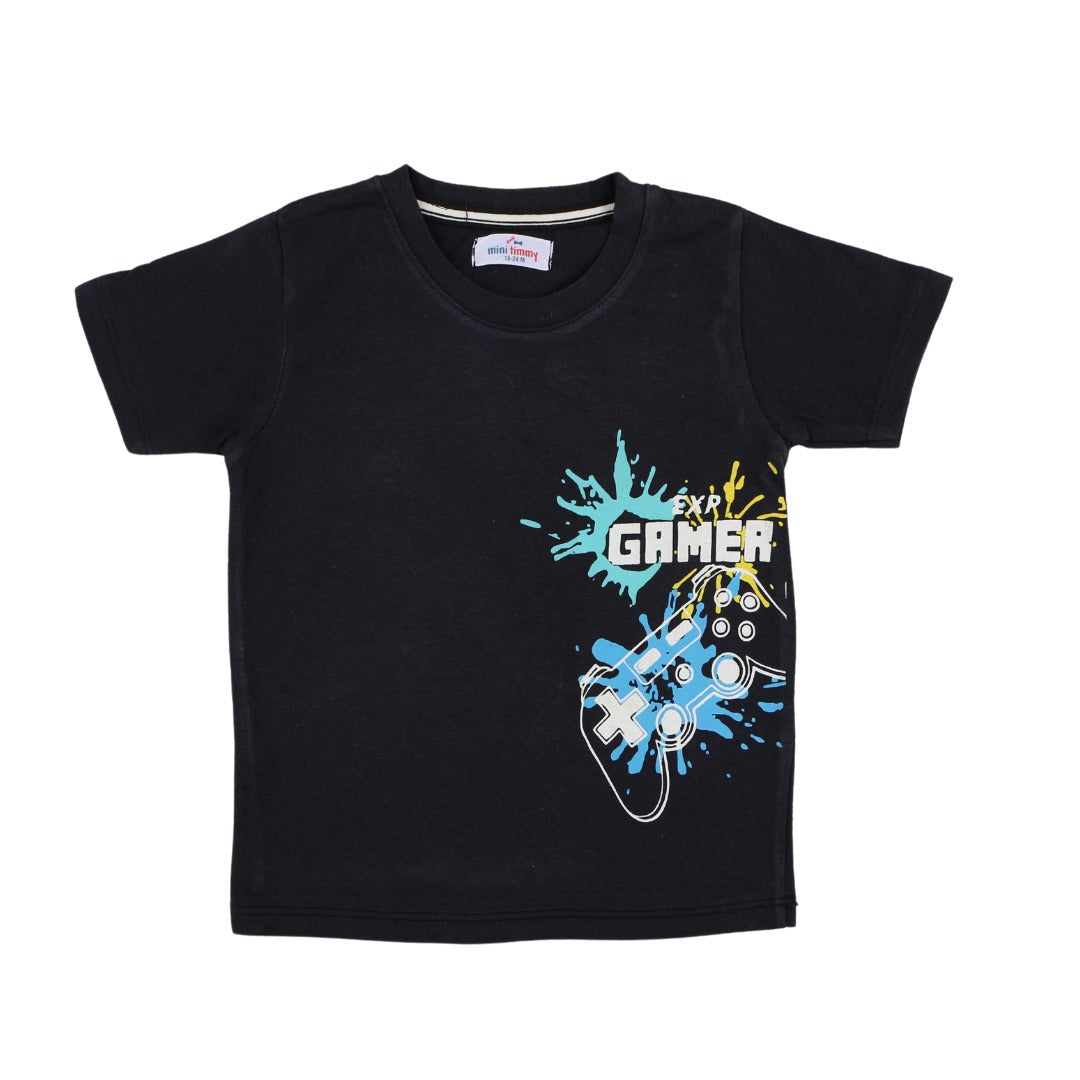 Boys blue gamer T-Shirt