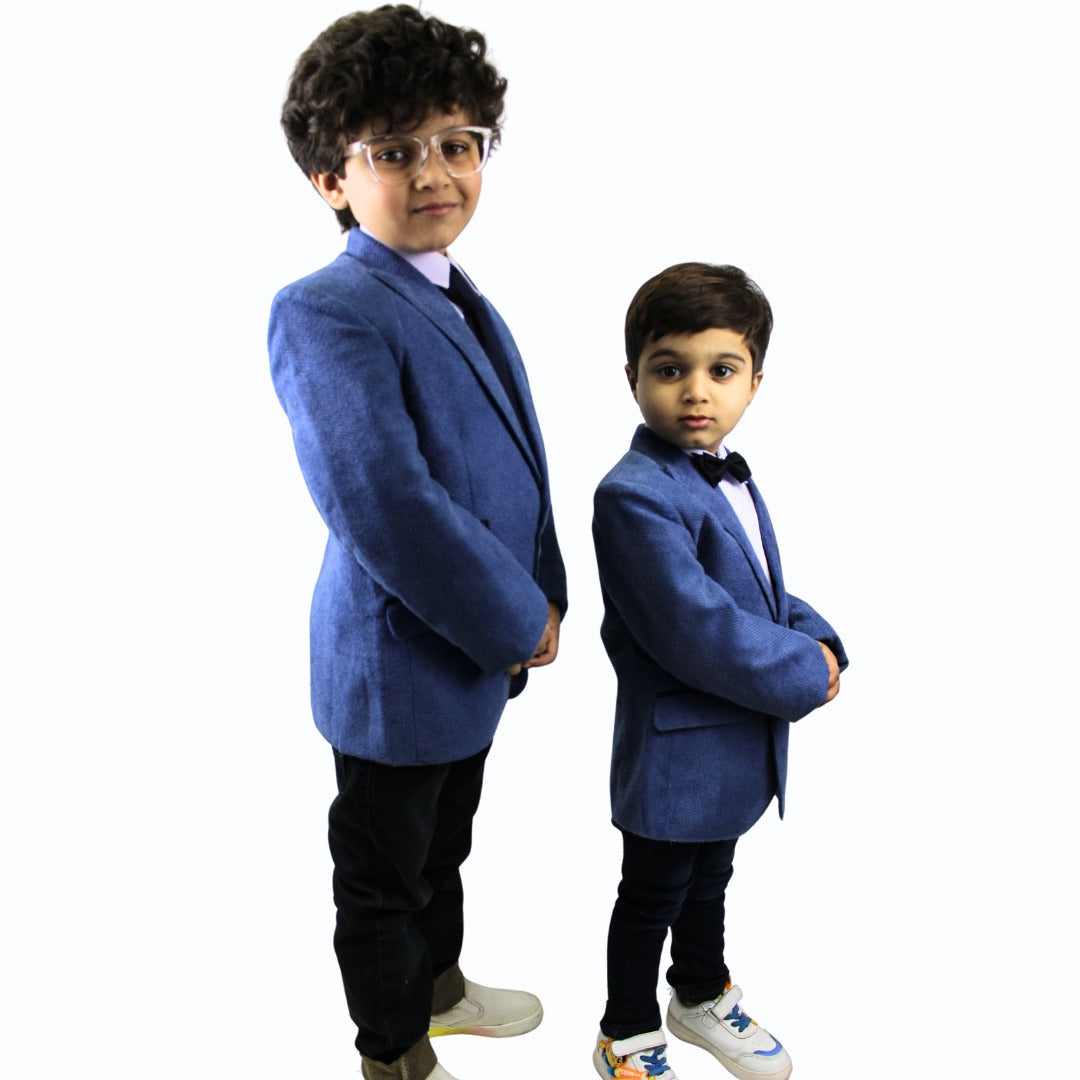 Boys blue casual coat