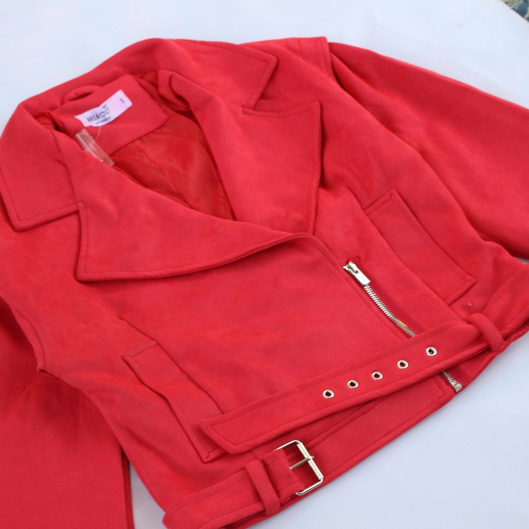 Ladies red jacket