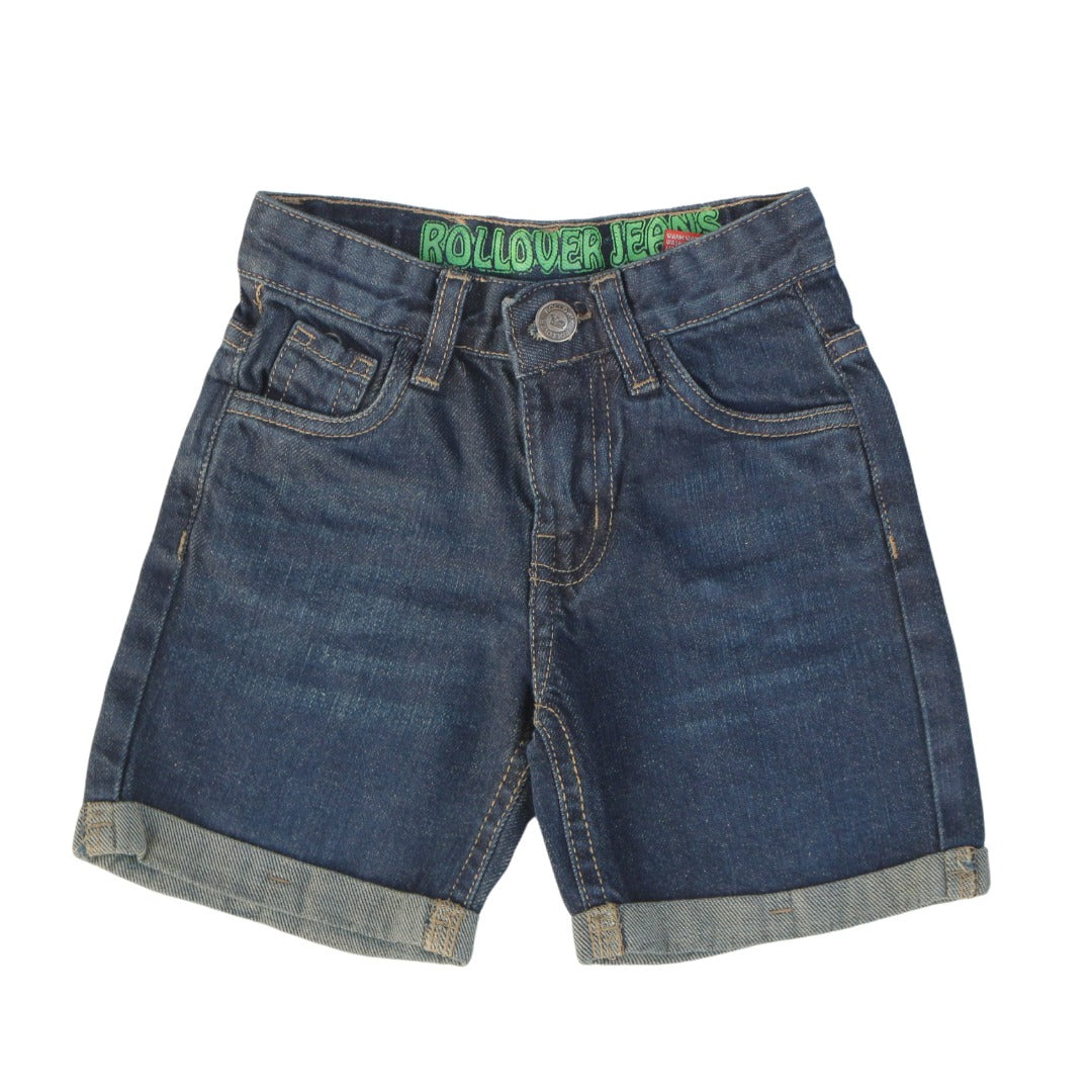 Boys blue denim shorts